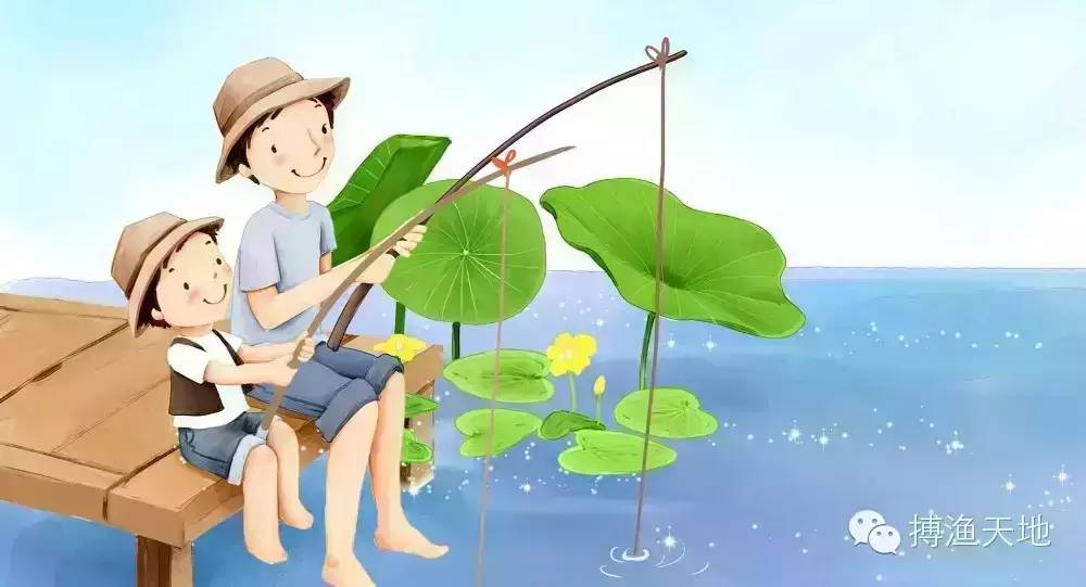钓鱼高手手绘图：不同环境的钓鱼技巧！