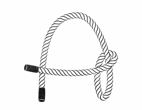 图解主线与八字环的三种绑法，不会散的结才是好结！