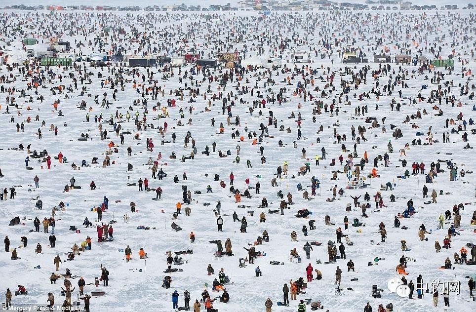 世界规模最大冰钓赛将在美国开赛