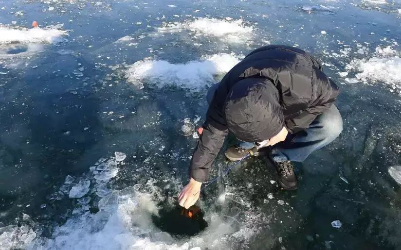 【钓友分享】三九冰天雪地，北方最为寒冷的几天钓鱼。