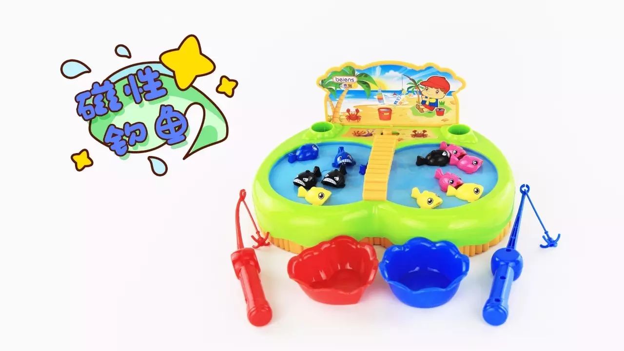 呼噜博士玩具秀磁性钓鱼比赛 电动可加水海洋生物玩具