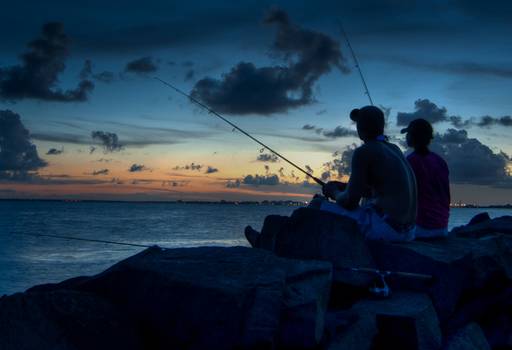 钓鱼人摸索出来的夜钓规律